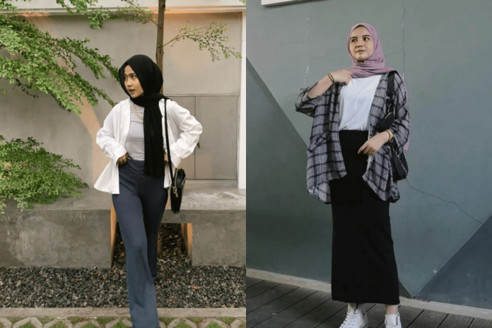 Outfit Kuliah Hijab Tips Tetap Stylish & Nyaman untuk Mahasiswi